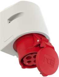 Wandsteckdose 16A 4p 6h IP44 