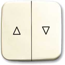 Wippe für Unterputz Jalousieschalter/-taster cremeweiß 