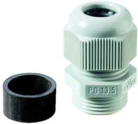 Anbauverschraubung PERFECT 50.021 PA7035 PG 21 RAL7035 hellgrau 