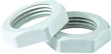 Sechskantmutter PG 42 für Kabelverschraubungen hellgrau 