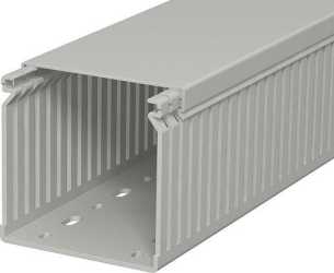 Verdrahtungskanal 80x80x2000 PVC steingrau RAL 7030 