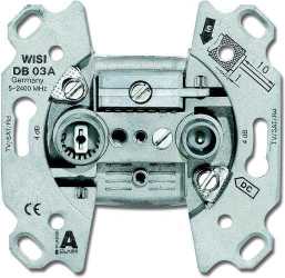 Antennensteckdose 2 Anschlüsse Stichdose 