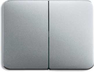 Wippe für Serien Wechsel/Wechsel Doppeltaster Titan matt 