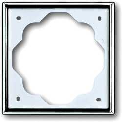 Abdeckrahmen impuls 1-fach Chrom glänzend 