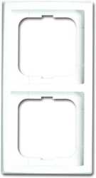 Abdeckrahmen future 2-fach studioweiß glänzend 