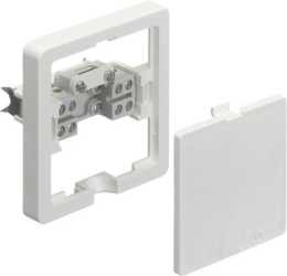 Geräte-Anschlussdose flach Krallenbef. UP weiß 5x2,5mm² 