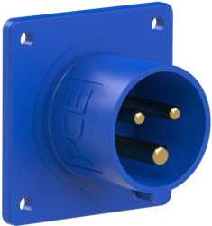 CEE-Anbaugerätestecker gerade 16A 3p 6h IP44 230V 