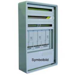 Aufputz-Zählerverteiler für Kärnten mit Rückwand / Kelag für TN-Netz 