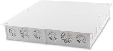 Abzweiggroßkasten zur Verlegung unter Putz weiß mit Randdeckel 