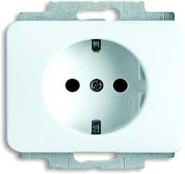 Unterputz Steckdosen-Einsatz alpha mit erhöhtem Berührungsschutz 