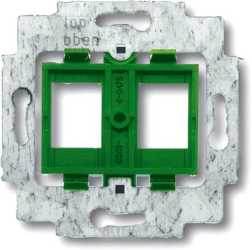 Modular Jack Tragring mit Sockel grün 