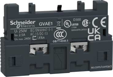 Hilfskontakt 1W frontal GVAE1 