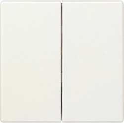 Doppel-Wippe DELTA style titanweiß für Serien/Doppel-Wechselschalter 