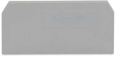 Abschluss- und Zwischenplatte 2,5 mm dick grau 