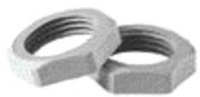 Sechskantmutter 50.225 PA7001 M25x1,5 grau 