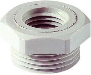 Reduktion M63M50 PA RAL7035 Polyamid PA6 GF30 hellgrau 