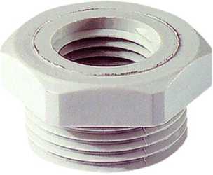 Reduktion M50M32 PA RAL7035 Polyamid PA6 GF30 hellgrau 