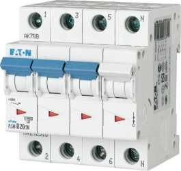 LS-Schutzschalter 4-polig 10kA B-Char 20A 4TE 