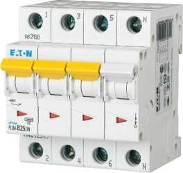 LS-Schutzschalter 4-polig 10kA B-Char 25A 4TE 