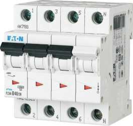 LS-Schutzschalter 4-polig 10kA B-Char 40A 4TE 