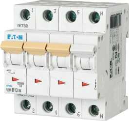 LS-Schutzschalter 4-polig 10kA C-Char 13A 4TE 