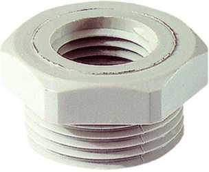 Reduktion M16M12 PA RAL7035 Polyamid PA6 GF30 hellgrau 