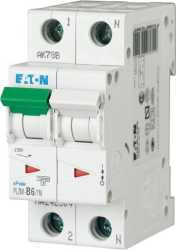 LS-Schutzschalter 2-polig 10kA B-Char 6A 2TE 