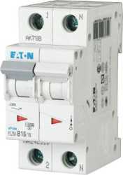 LS-Schutzschalter 2-polig 10kA B-Char 16A 2TE 