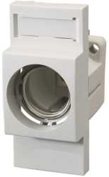 DIAZED Sicherungssockel DII 25A 1-polig 500VAC/500VDC mit Berührungsschutzdeckel 