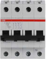 LS-Schutzschalter 4-polig 6kA /10kA C-Char 16A 4TE 