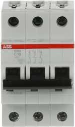 LS-Schutzschalter 3-polig 6kA /20kA C-Char 10A 3TE 