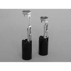 Lampenfassung 167 N Kunstst. E14 Kerzenfassung verstellbar 100-120mm 