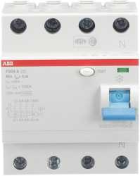 FI-Schutzschalter  63A 4-polig 100mA Typ A 