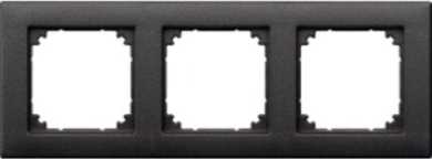 Abdeckrahmen 3-fach anthrazit matt 