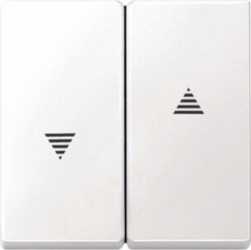 Wippe für Rollladenschalter und -taster polarweiß 