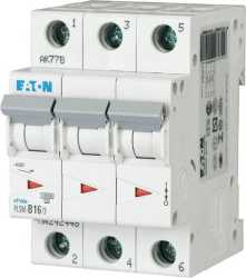 LS-Schutzschalter 3-polig 10kA D-Char 16A 3TE 