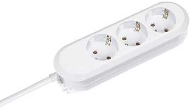 Steckdosenleiste SMART 3fach 3x1,5 mm² 3m weiß 