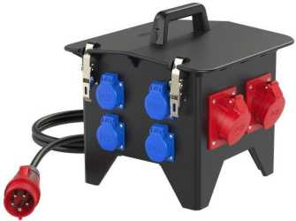 Mobiler-Vollgummiverteiler Spitz BV 3x16/5 4xSSD 2m5G2.5St16 H0 MöP 