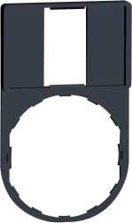 Schildträger 30 x50 mm für Ø 22 mm / Schilder 18x27 
