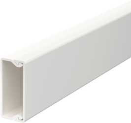 Leitungsführungskanal mit Bodenlochung 15x40 mm reinweiß 