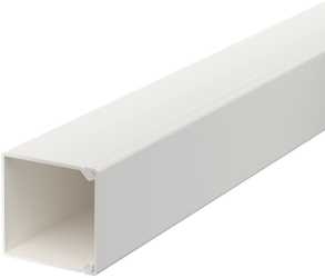 Leitungsführungskanal mit Bodenlochung 25x25 mm reinweiß 