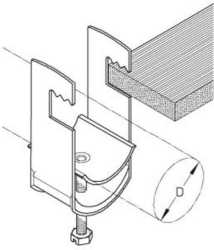 Kabelschelle K 52 U für Durchmesser 48-52 mm 