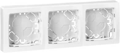 Aufputz-Rahmen 3-fach Oteo weiß 