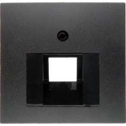 Zentralstück für UAE-Steckdose B.1/B.3/B.7 Glas anthrazit 