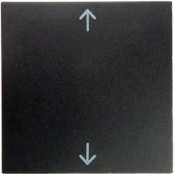 Wippe mit Aufdruck Symbol Pfeile B.1/B.3 /B.7 Glas anthrazit matt 