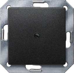 Blindplatte I-System carbon-metallic 