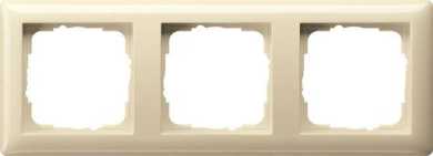3-fach Abdeckrahmen für Standard 55 cremeweiß 