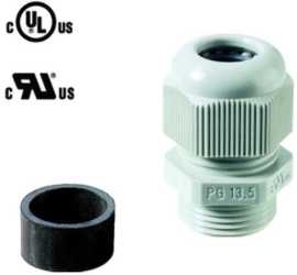 Anbauverschraubung PERFECT 50.007 PA7035 PG 7 RAL7035 hellgrau 