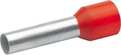 Isolierte Aderendhülse DIN 46228 Teil 4 halogenfrei rot 