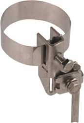 Antennen-Bandrohrschelle NIRO Klemmbereich Rohr 26,9-165 mm 